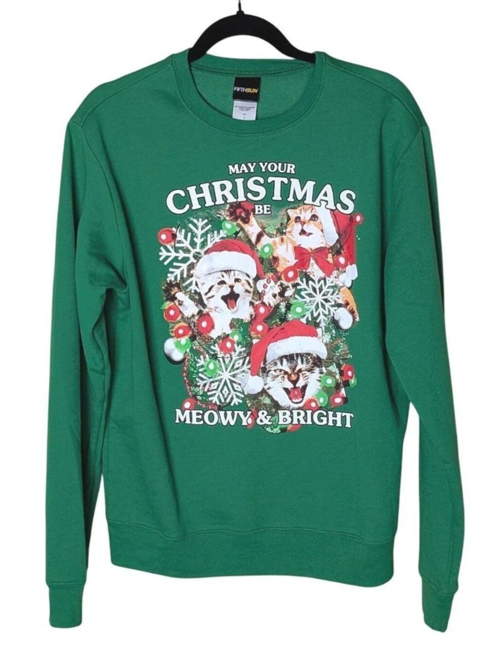 Fifth Sun Women's Green Sweatshirt